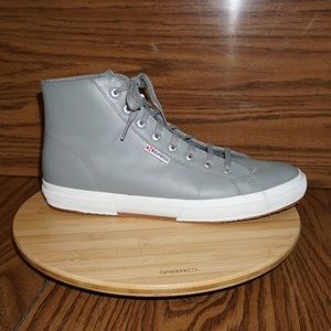 superga soft leather sneaker